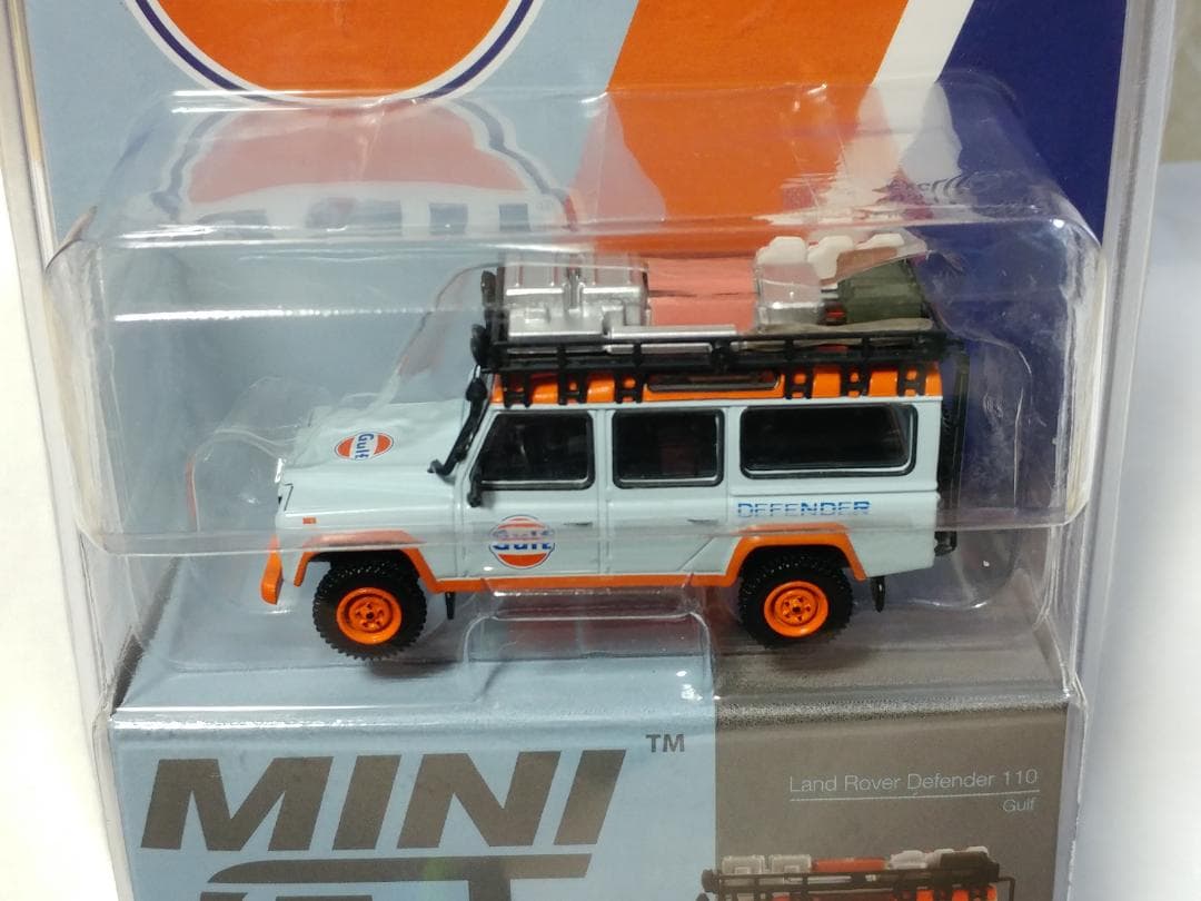 MINI GT 1/64 ランドローバー ディフェンダー110ガルフ