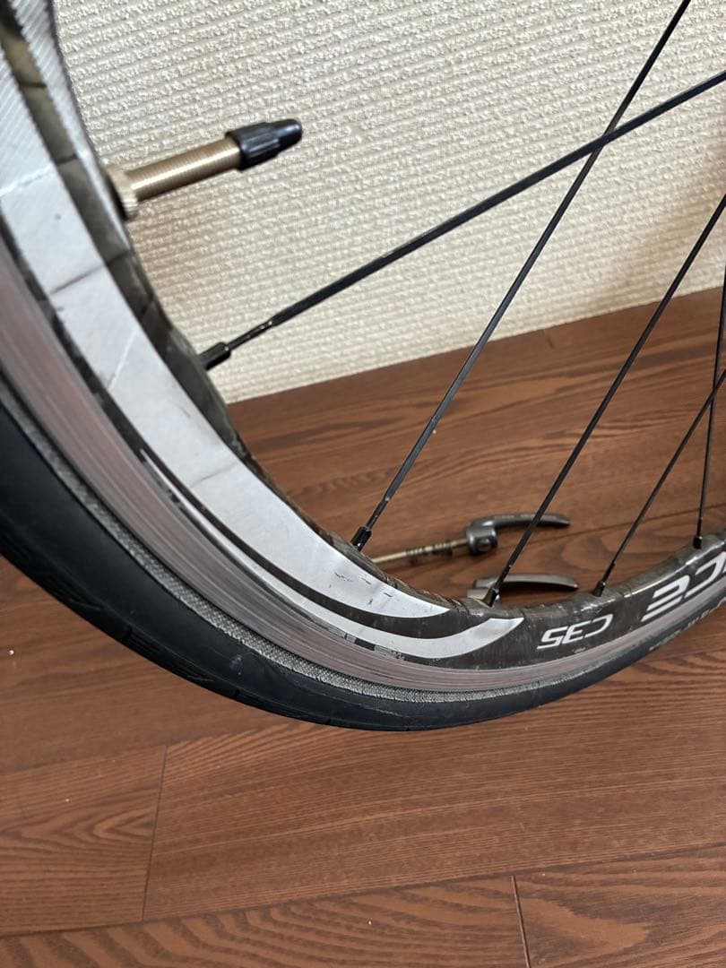 DURA ACE WH-9000 C35 前後セット　カーボンホイール　ワケ有り