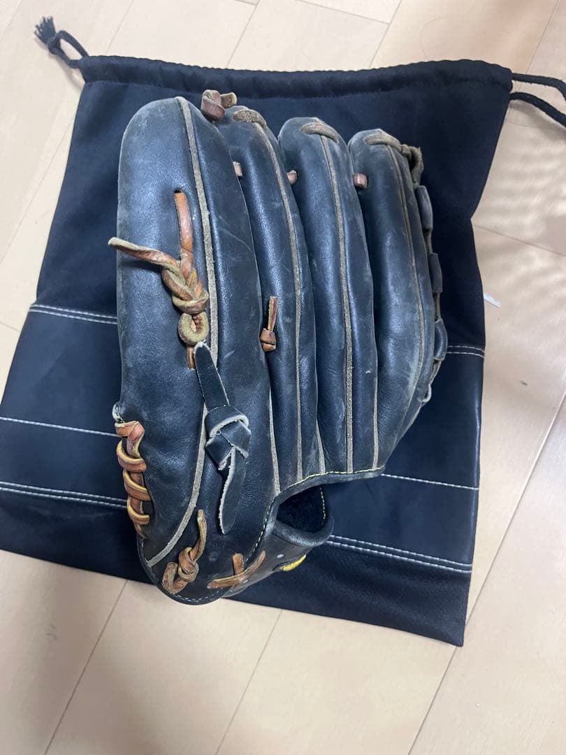 Mizuno Pro 硬式グローブ ブラック 内野手用
