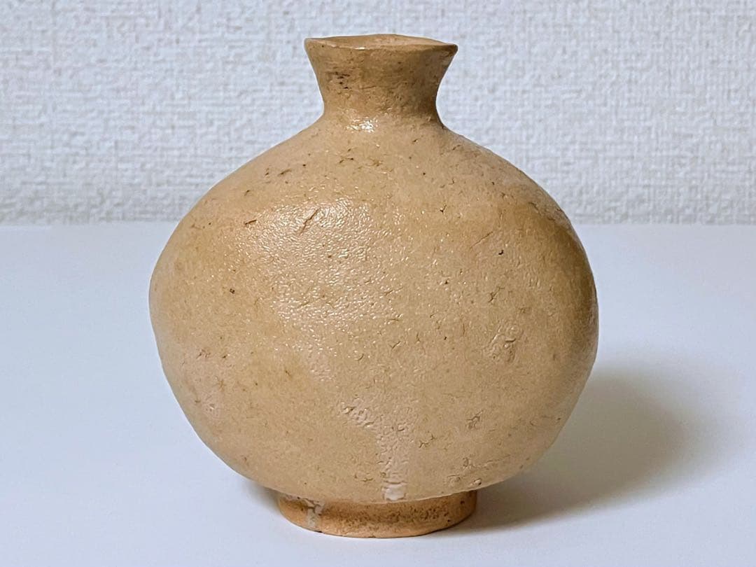 丸田宗彦 奥高麗扁壺徳利 唐津焼 酒器 共箱 新品未使用