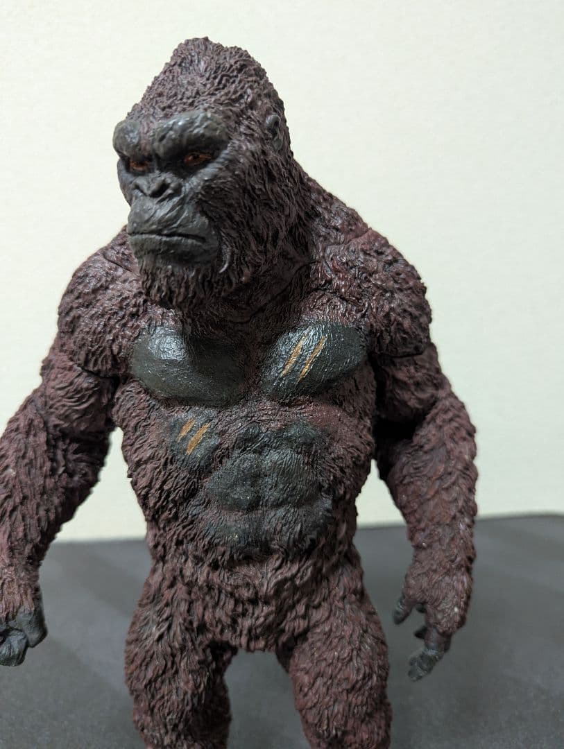 スターエーストイズ　キングコング髑髏島の巨人　ソフビキットの完成品