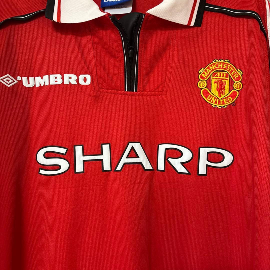 マンチェスター・ユナイテッド ベッカム　ユニフォーム　98ー99 長袖