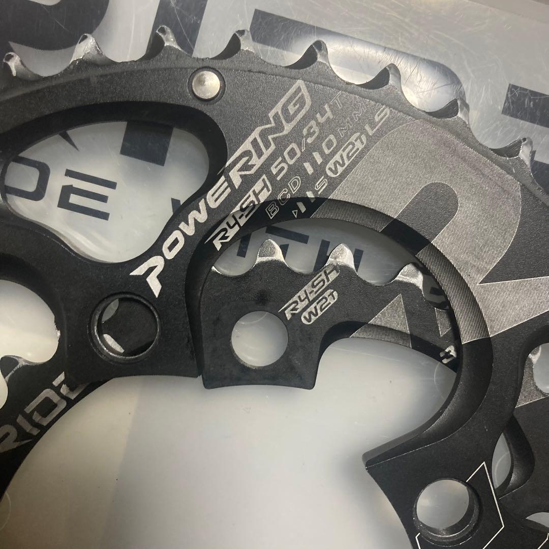 RIDEA POWERRING チェーンリング 50-34t 11s