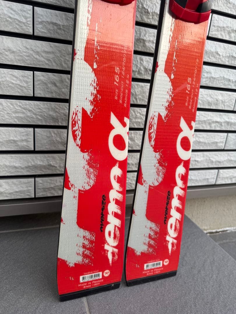 ロシニョール ROSSIGNOL demo α ALPHA スキー板165cm