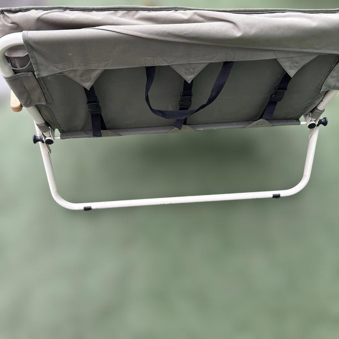 DOD 廃盤カラー グッドラックソファ アウトドアベンチ カーキ×ベージュ