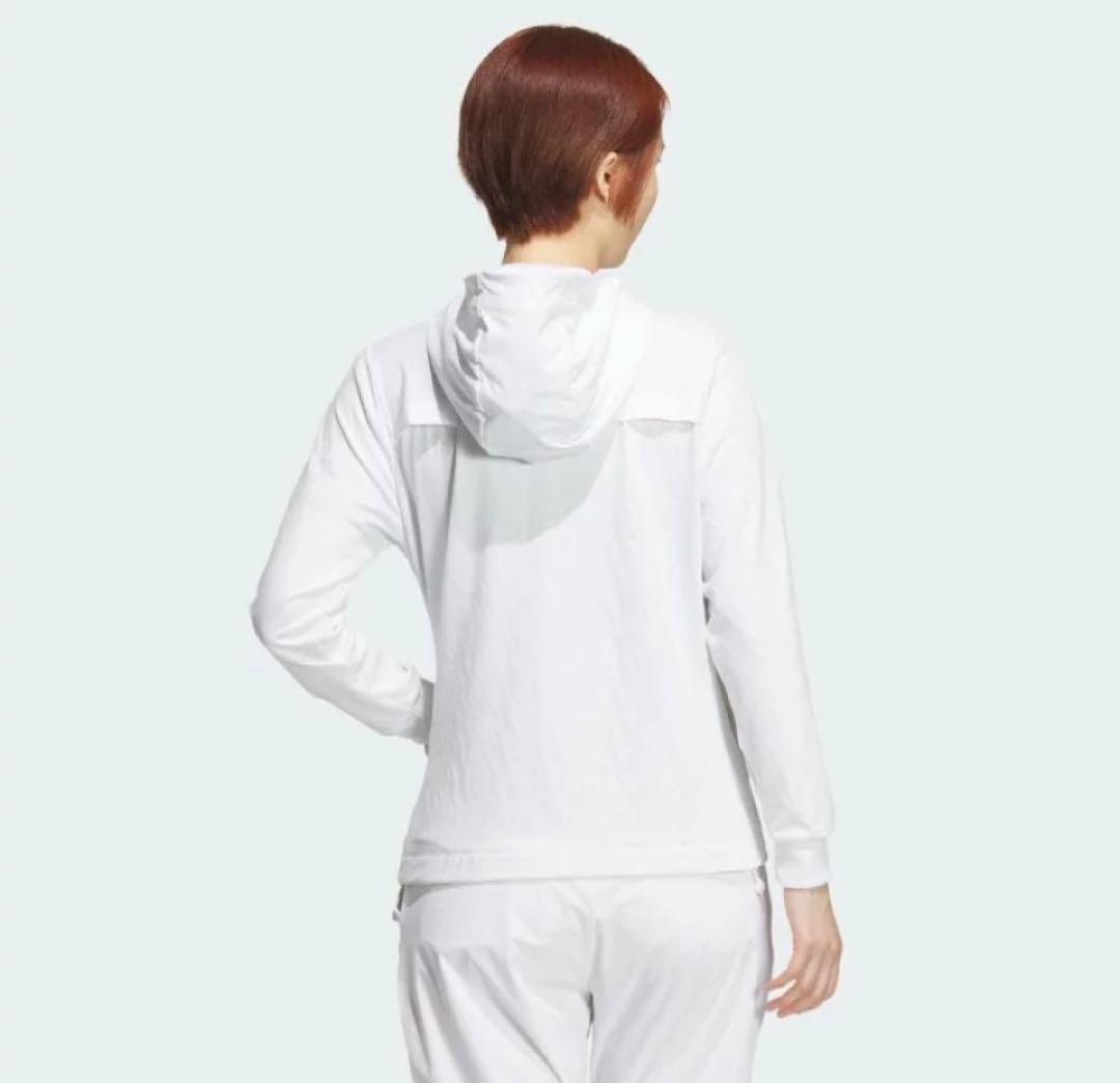 XL ☆新品 アディダスゴルフ 春夏　ファブリックミックスストレッチ フーディー