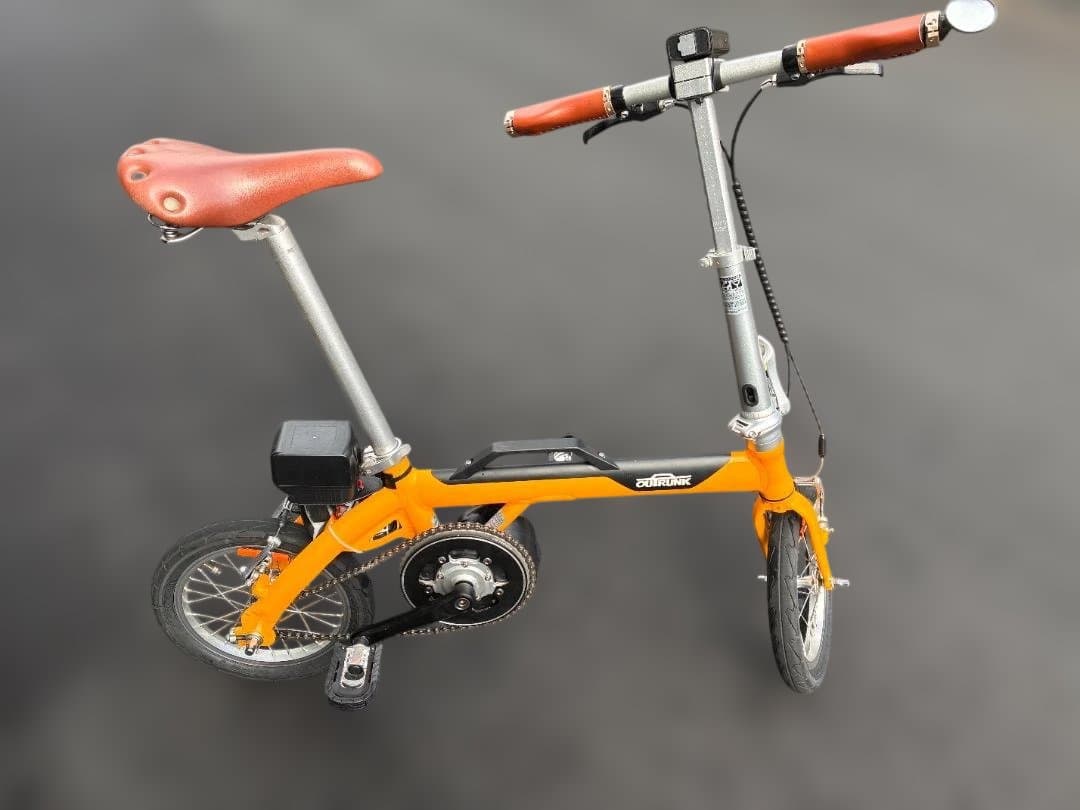 OUTRUNK 電動アシスト自転車 イエロー（バッテリ容量改善仕様）