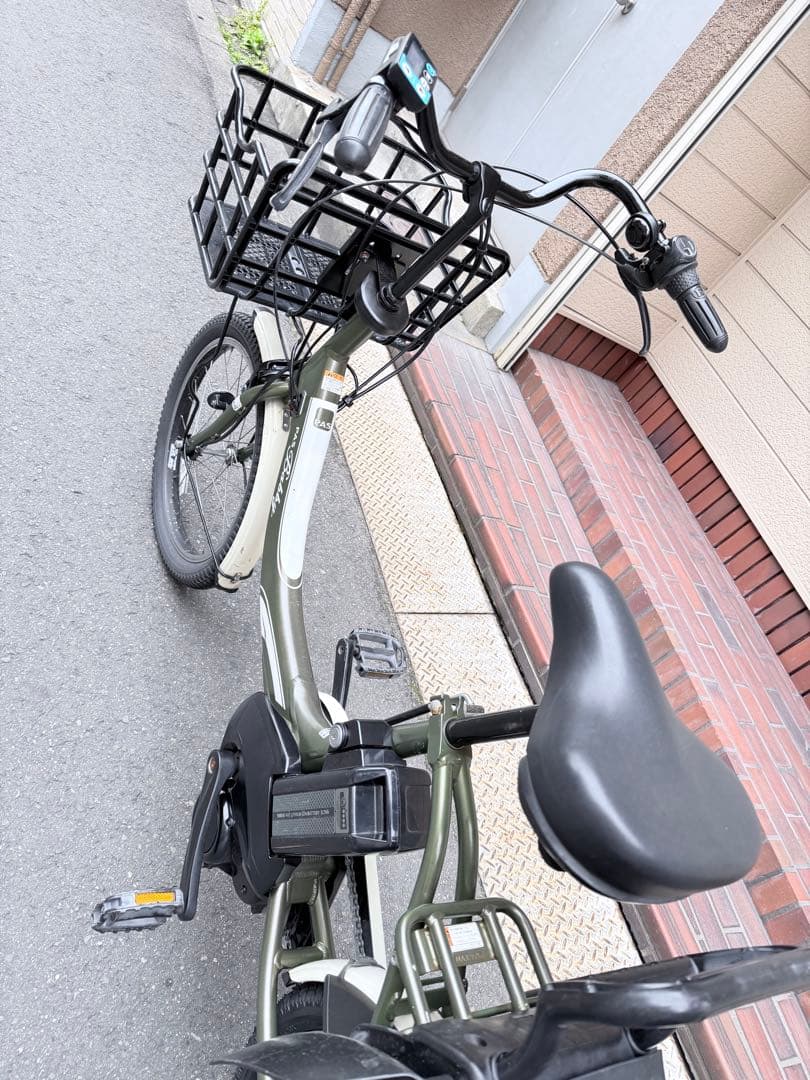 子供乗せ　ヤマハ　電動アシスト自転車　チャイルドシート付き