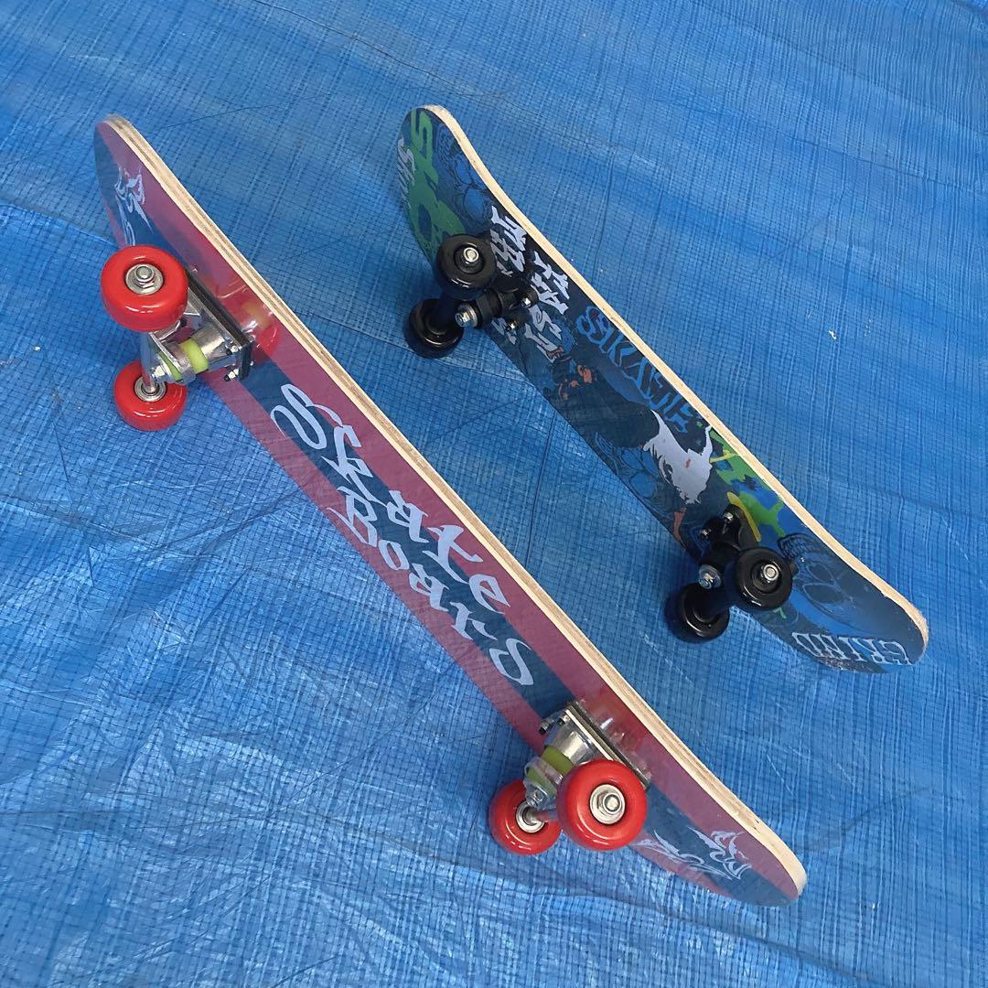ラストセット新品！初心者向　スケートボード  70cm/60cm  2個セット！
