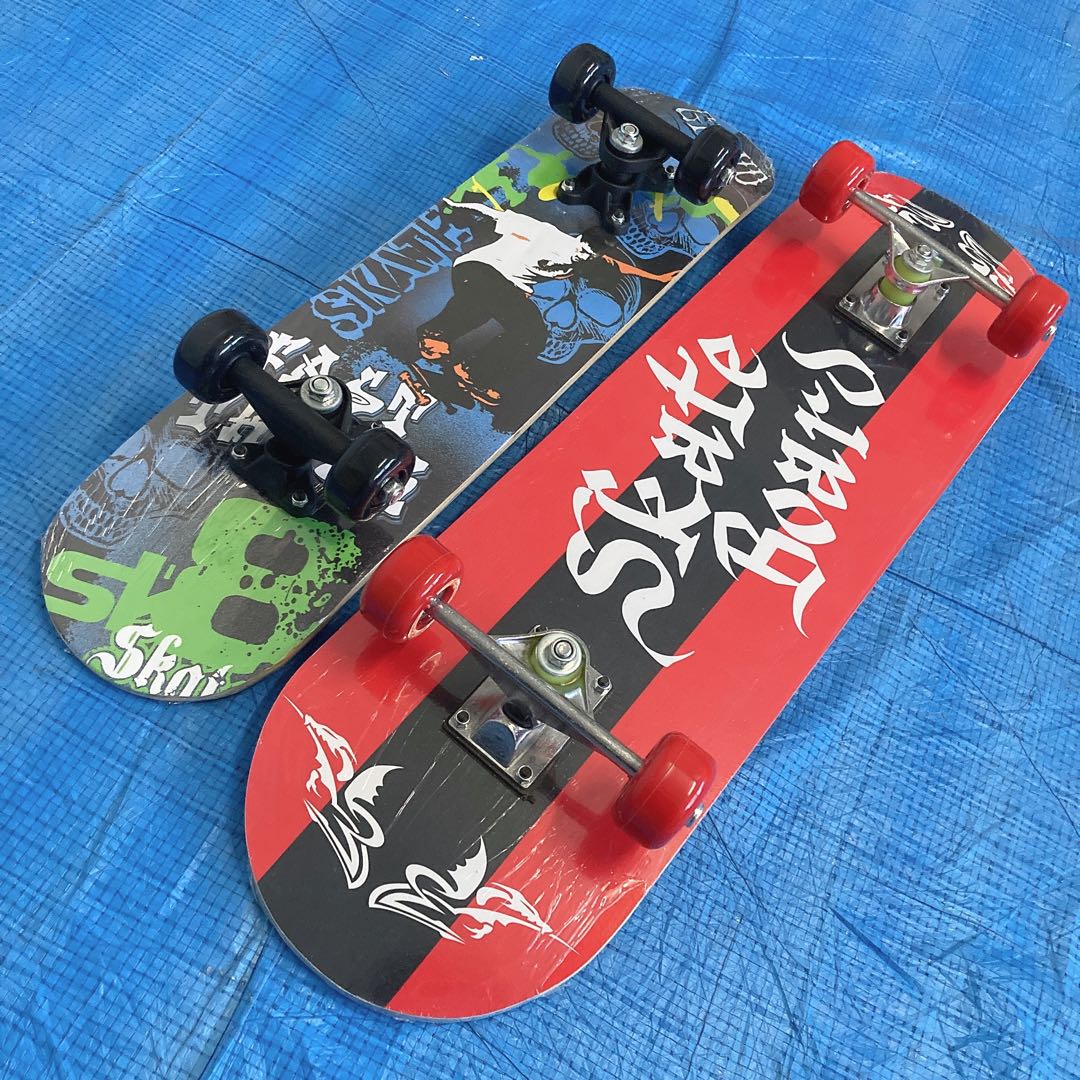 ラストセット新品！初心者向　スケートボード  70cm/60cm  2個セット！
