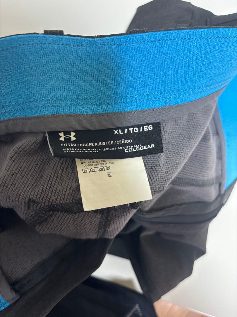 アンダーアーマー　ColdGear フィットパンツ XL ダークグレー
