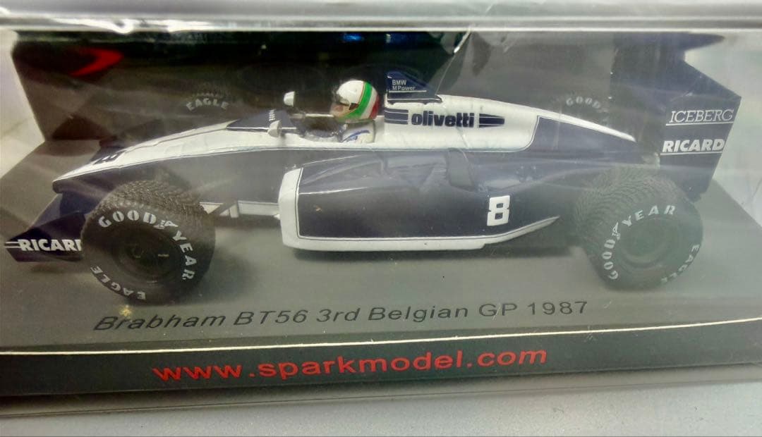 美品　スパーク 1/43 ブラバム BT56 1987 ベルギーGP 3位