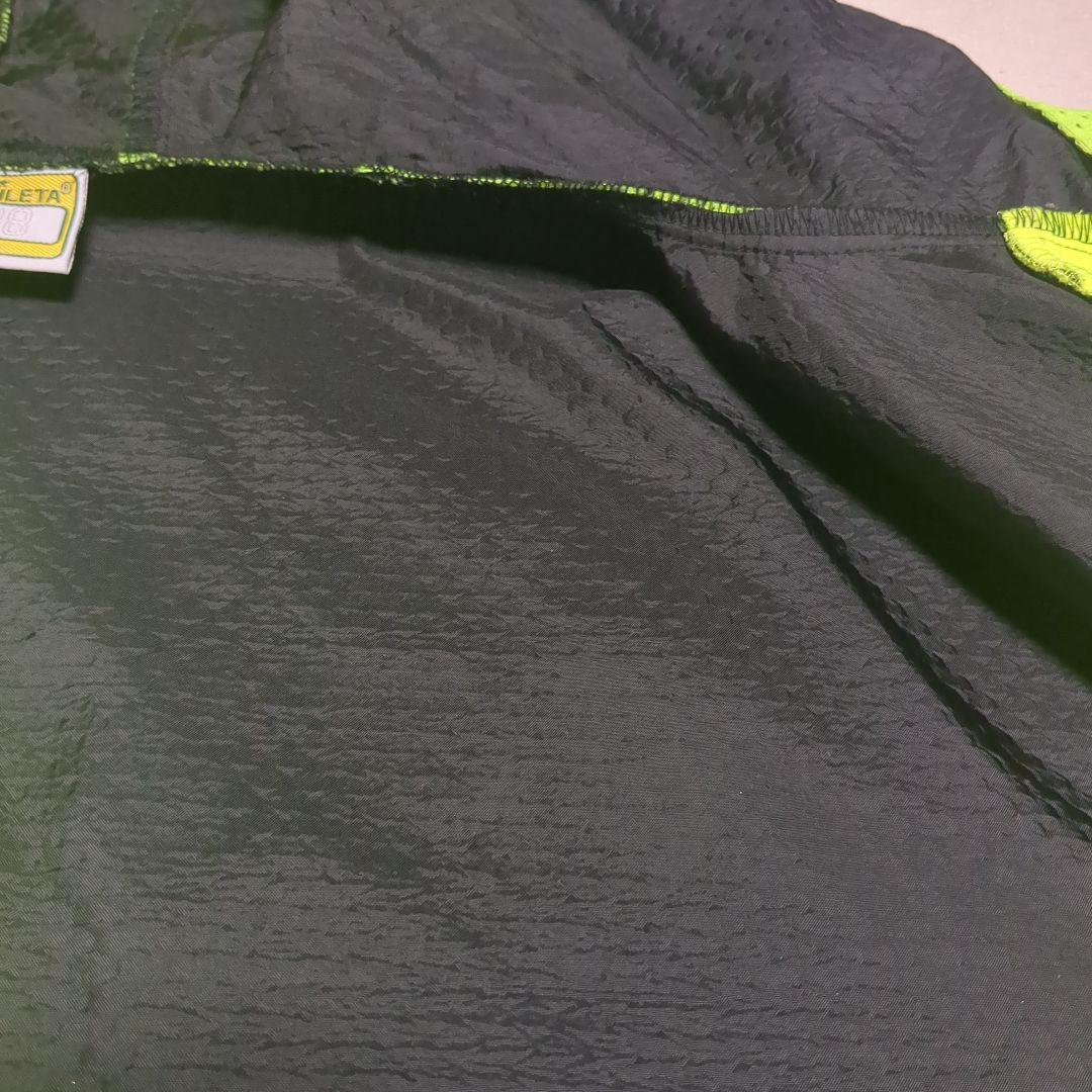 ATHLETA メンズフード付きメッシュ柄ジャケット 蛍光イエロー　Oサイズ