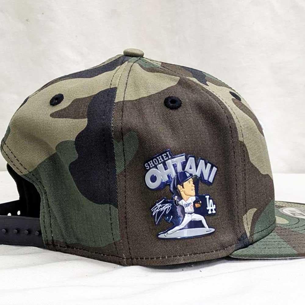 値下げ中 迷彩 限定 投手編 パッチ付き 大谷翔平 NEW ERA CAP