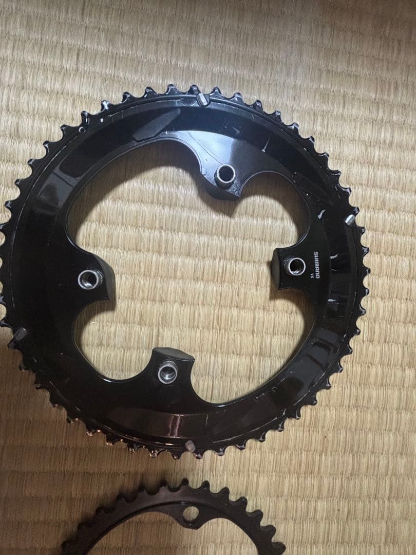 DURA-ACE FC-9200 チェーンリング 53T/39T ブラック