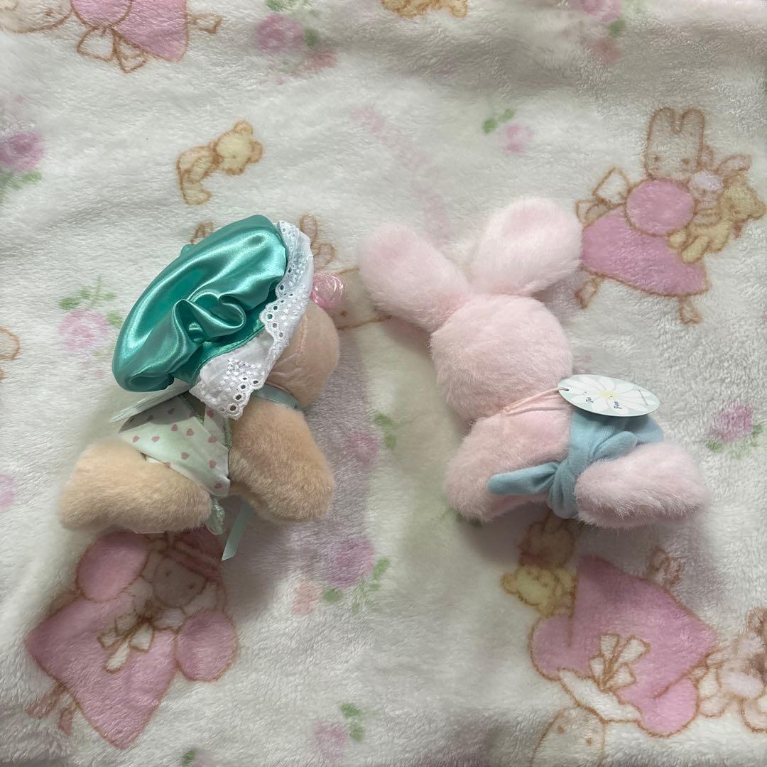 ウサギのぬいぐるみ2体セット　ファンシーアラモード