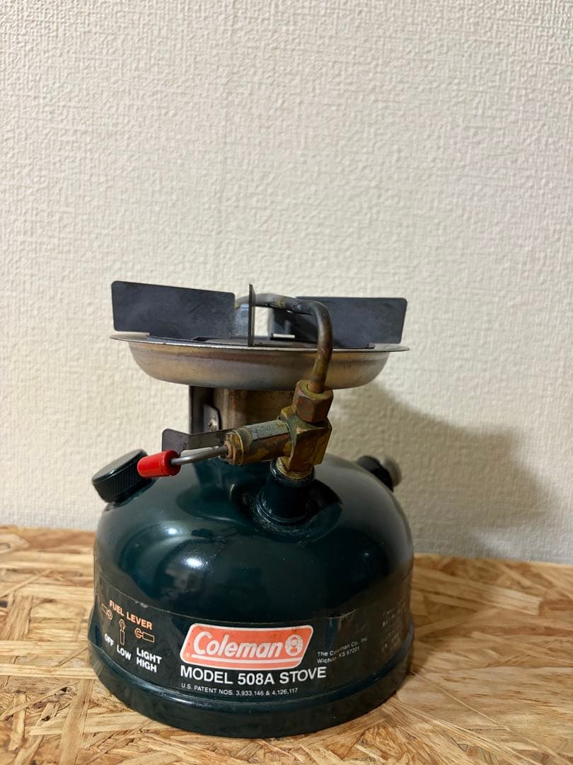 Coleman 508A シングルバーナーコンロ　とろ火出来ます
