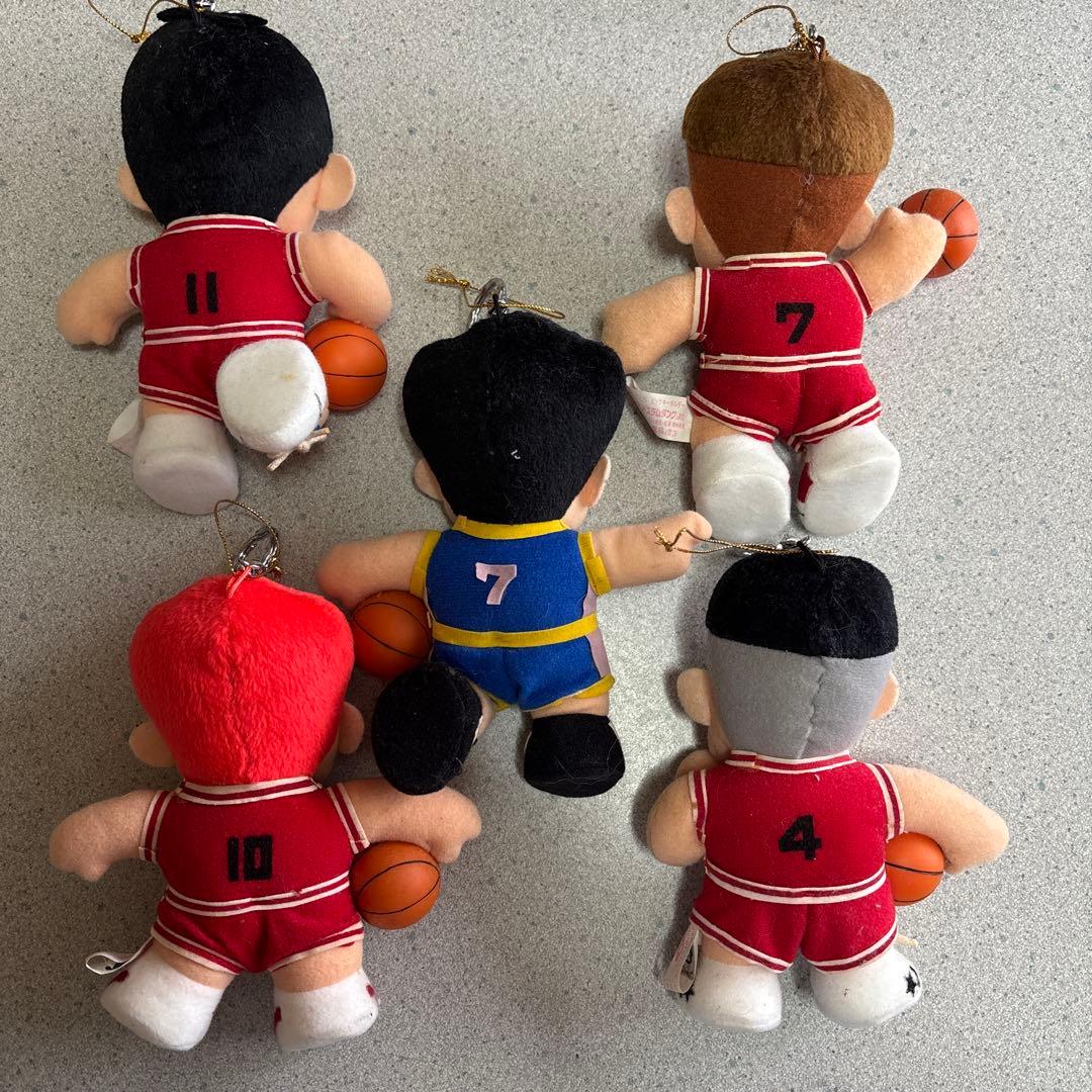 希少品 スラムダンク　ぬいぐるみキーホルダー　5人セット