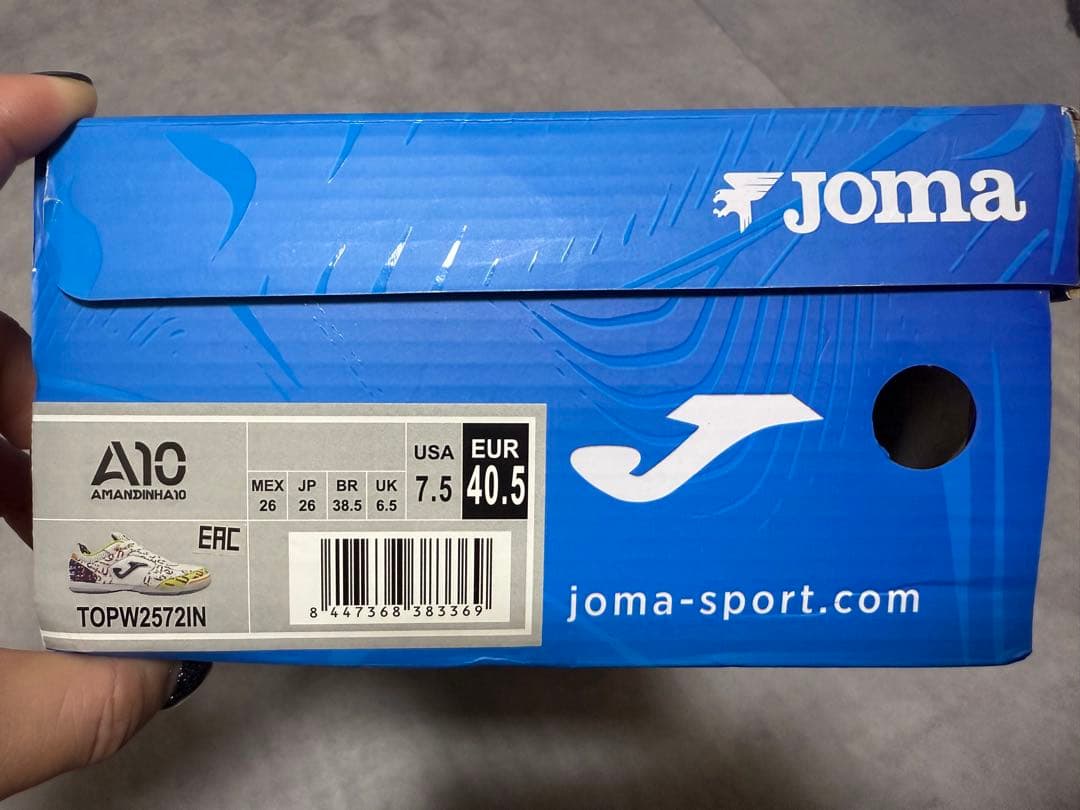 【新品未使用】Joma TOPFLEX アマンディーニャ 26cm