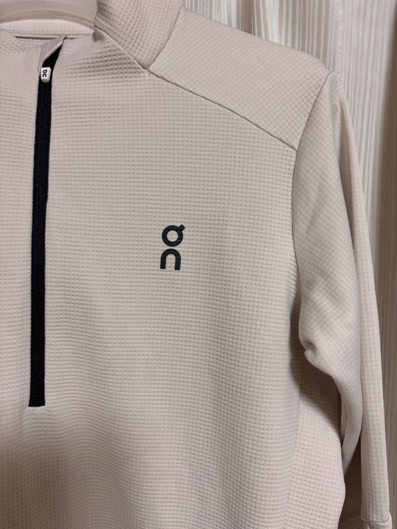 On オン Climate shirts ハーフジップ/レディースS/Ivory