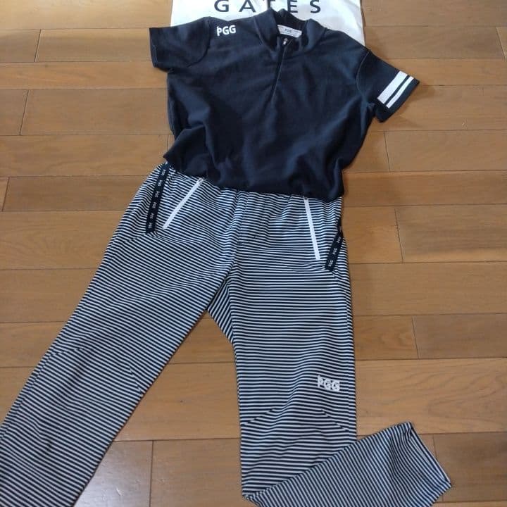 ⭐美品⭐お買い得２点⭐PEARLYGATES⭐PGG⭐モック&ストレッチパンツ