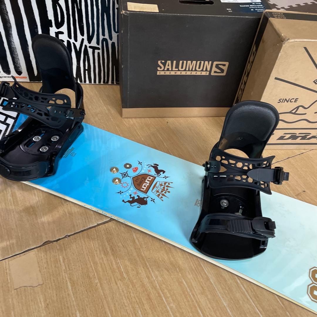 BURTON×ZUMA　バートン　未使用バイン付　スノーボードセット