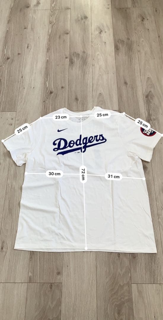 【新品未使用】XXL 公式 東京シリーズ ドジャース 大谷 Tシャツ 白