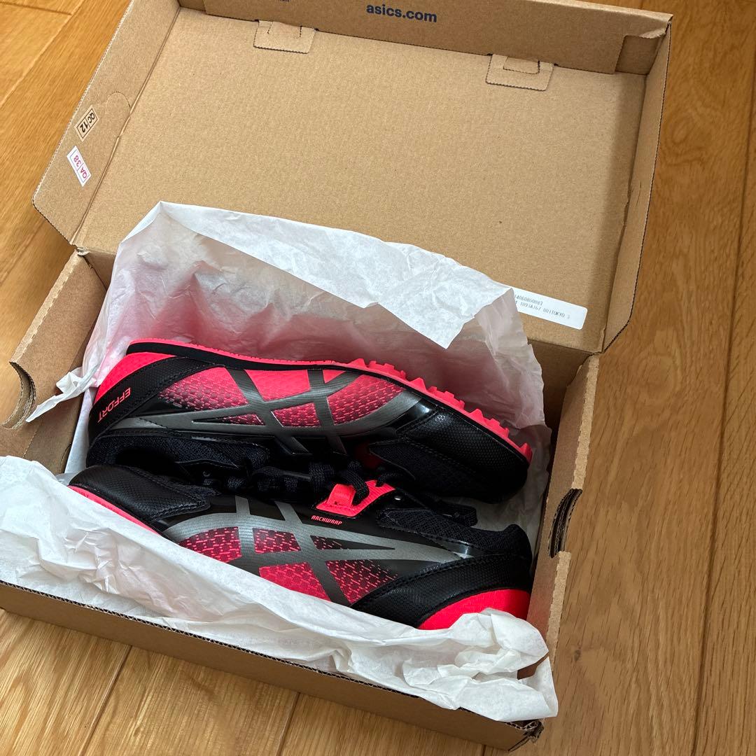 【最終値下げ！未使用】ASICS EFFORT スパイクシューズ 25㎝