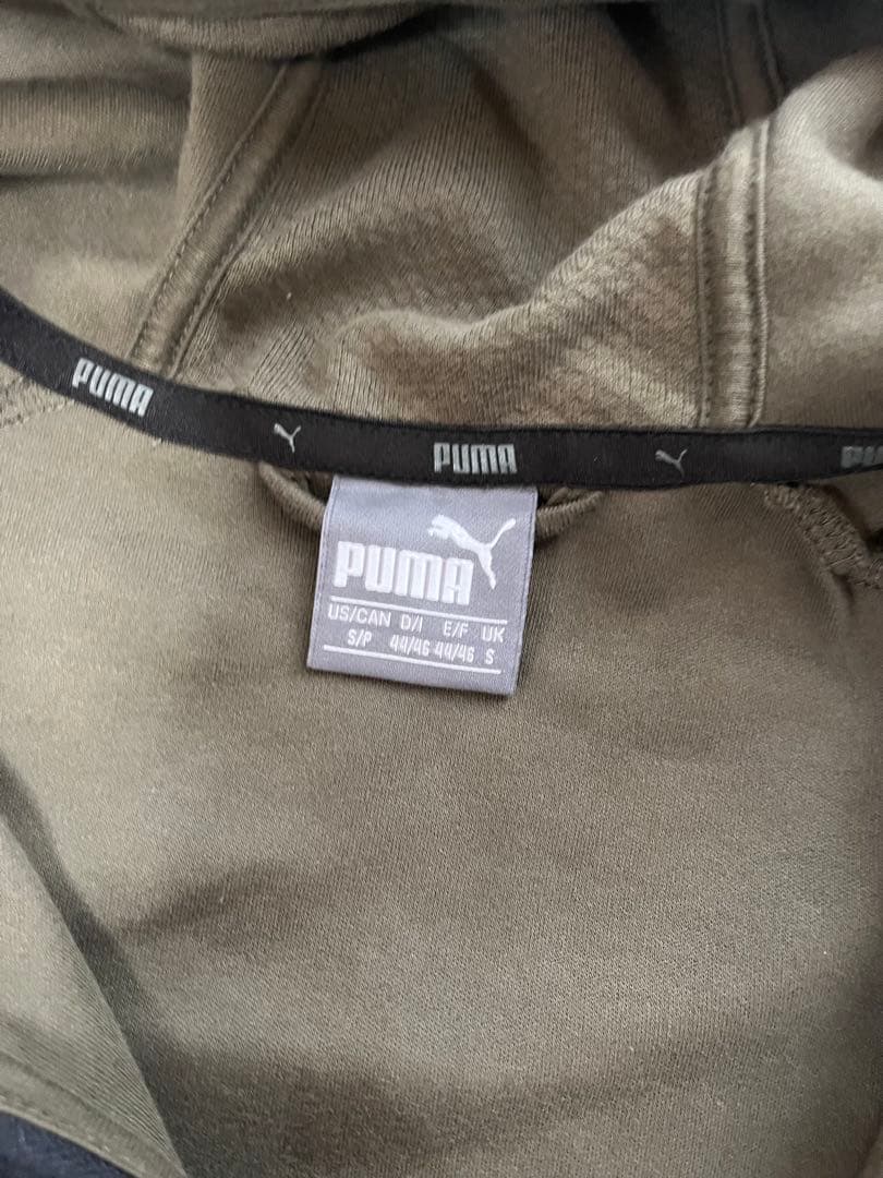 PUMA オリーブ ジャージ上下セット S