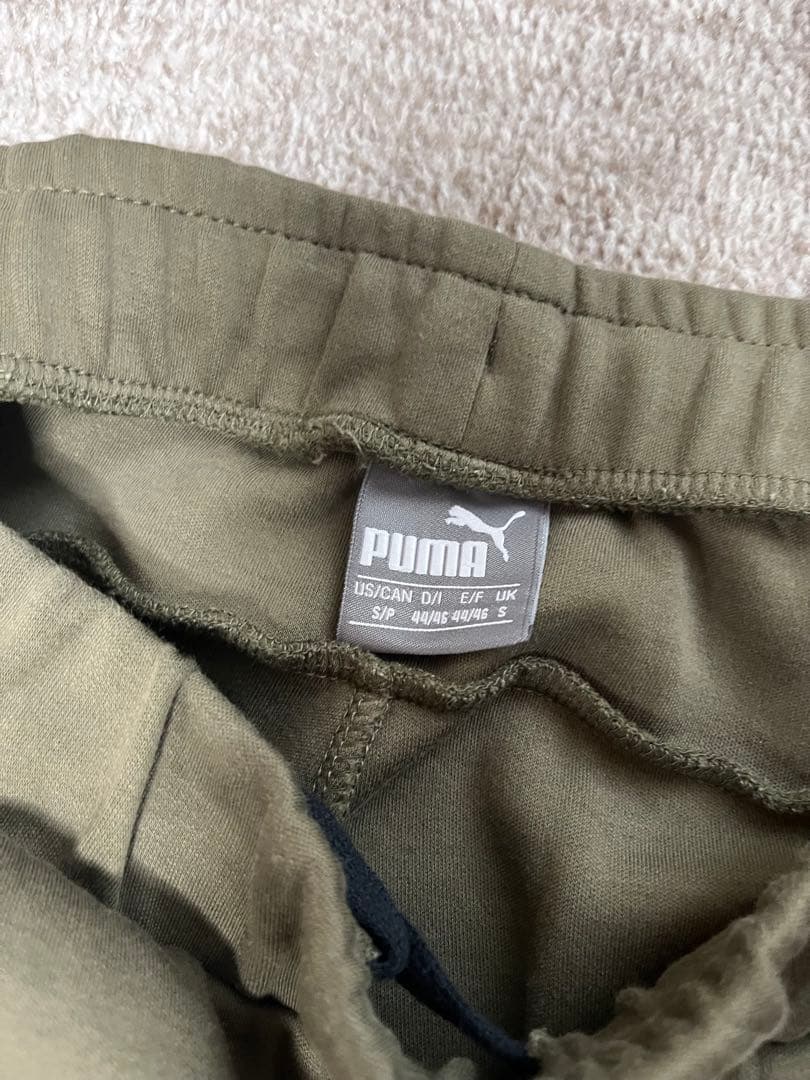 PUMA オリーブ ジャージ上下セット S