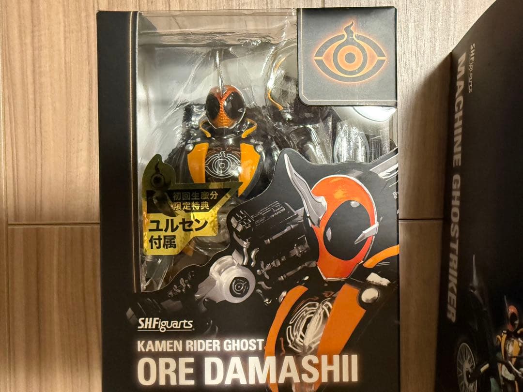 顔面劣化なし！★アクリルロゴ＋バイク付！　仮面ライダーゴースト　フィギュアーツ