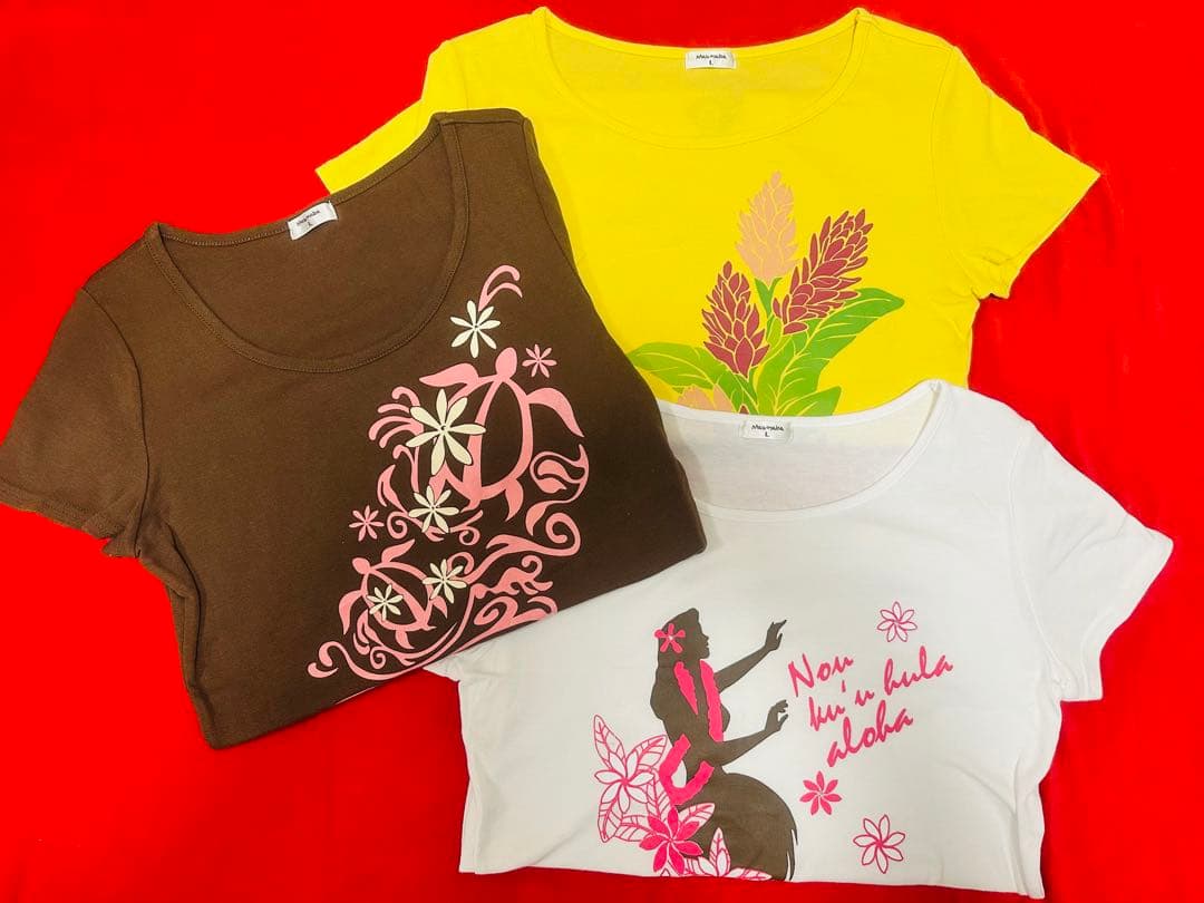 マウナロア★フラTシャツ5枚セット★ Lサイズ