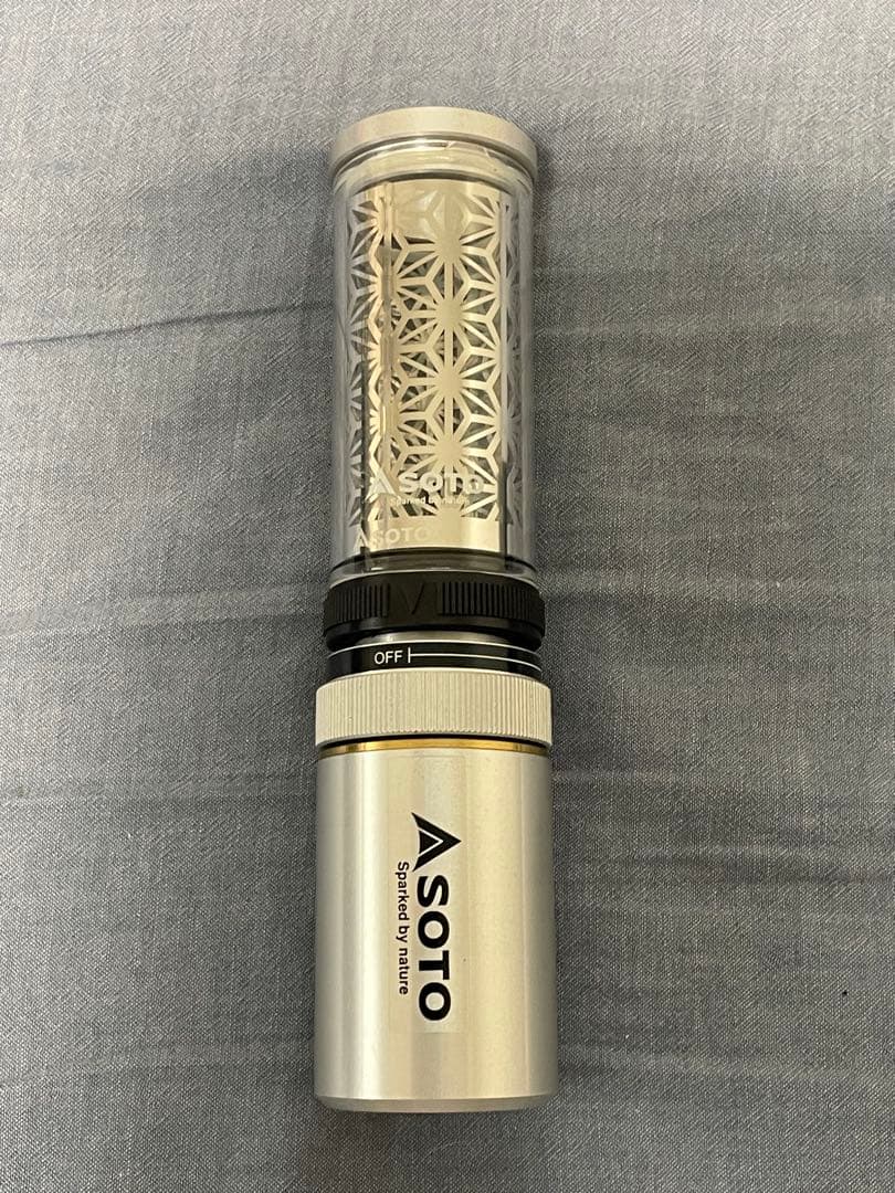 SOTO HINOTO（ヒノト） 調光機能付きランタン 収納ケース付き