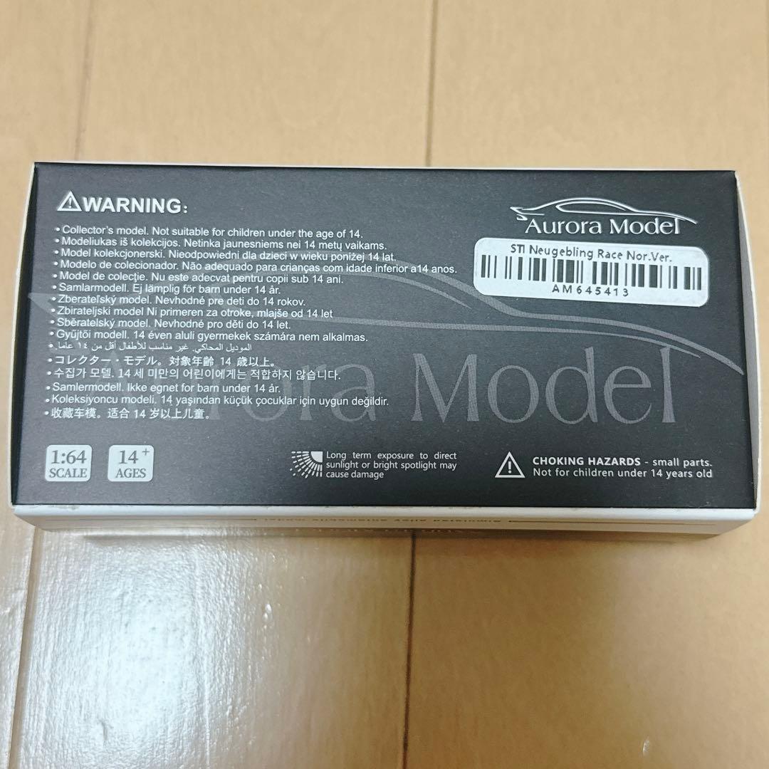 Aurora Model 1/64スバル WRX STI VAB NBR