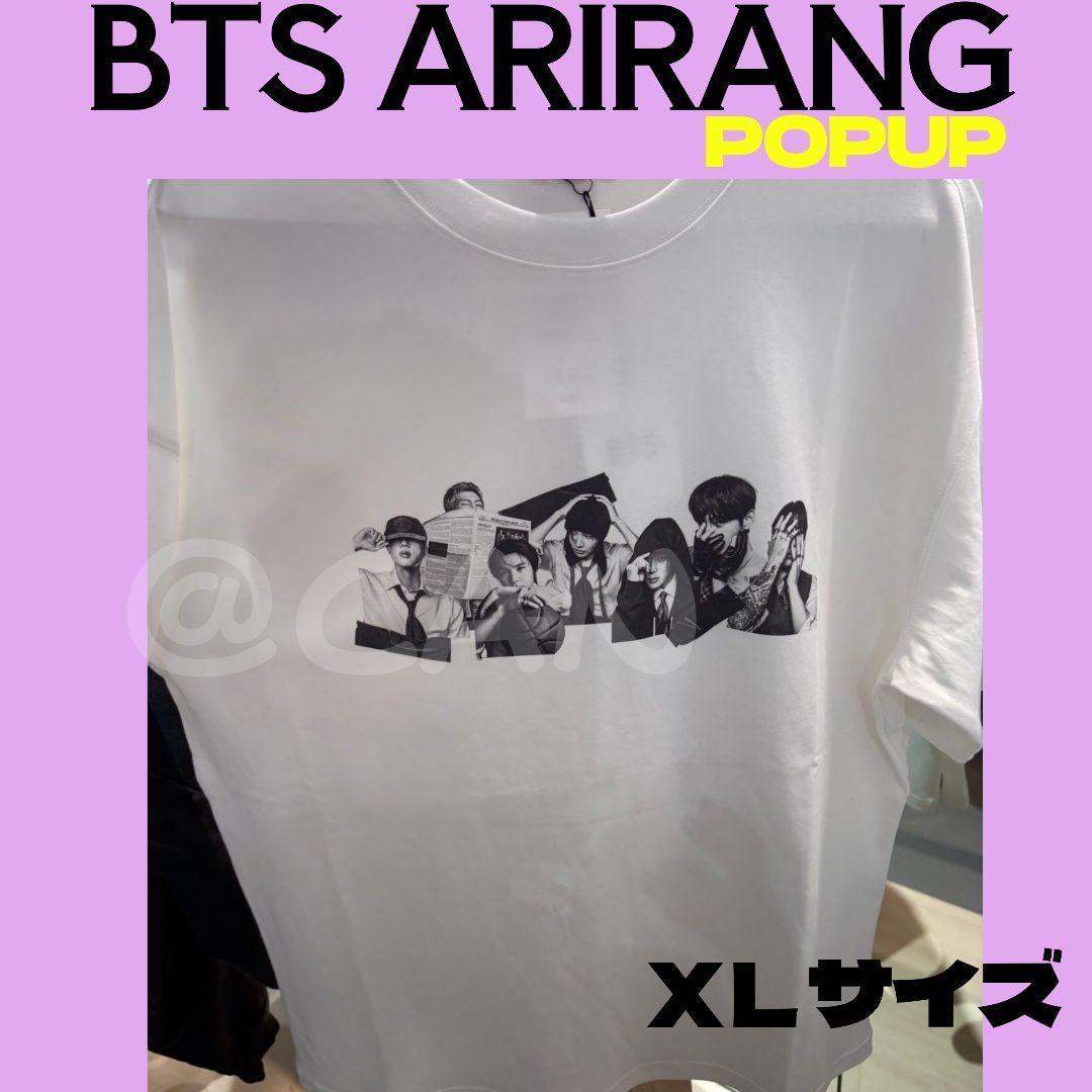 BTS　全員　アリランARIRANG　POPUP Tシャツ　XLサイズ　B591