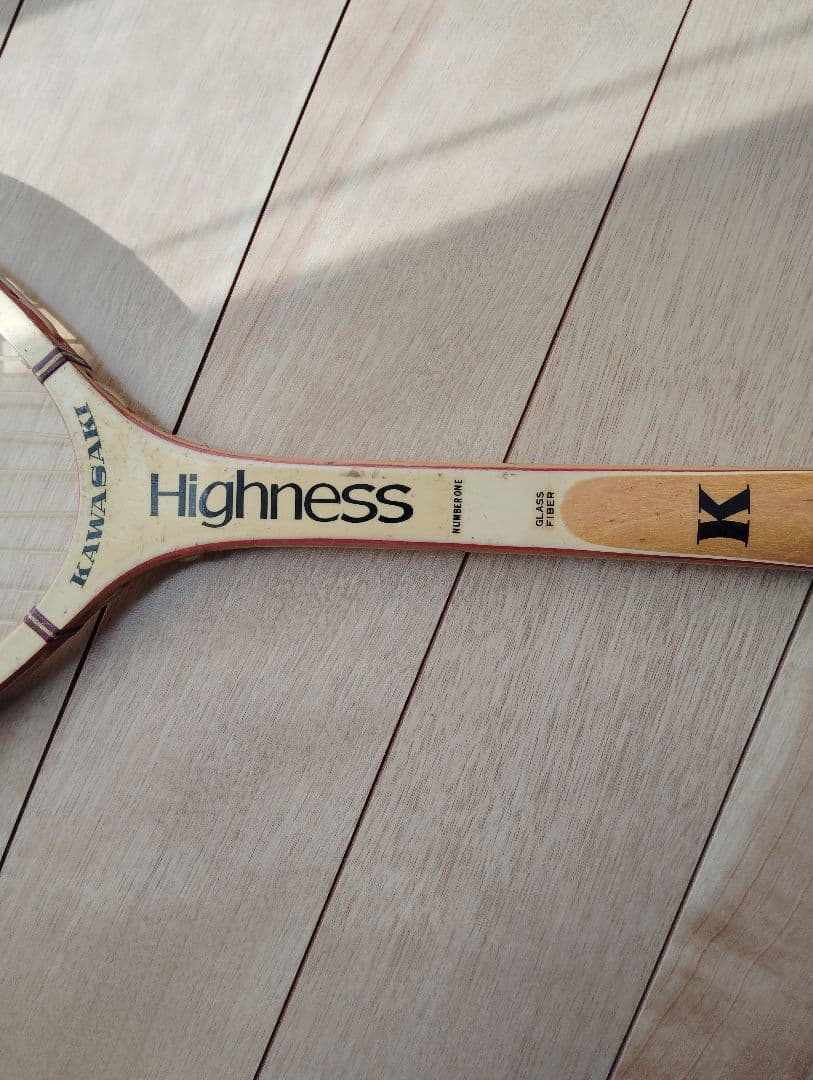 レトロ KAWASAKI Highness 軟式テニスラケット
