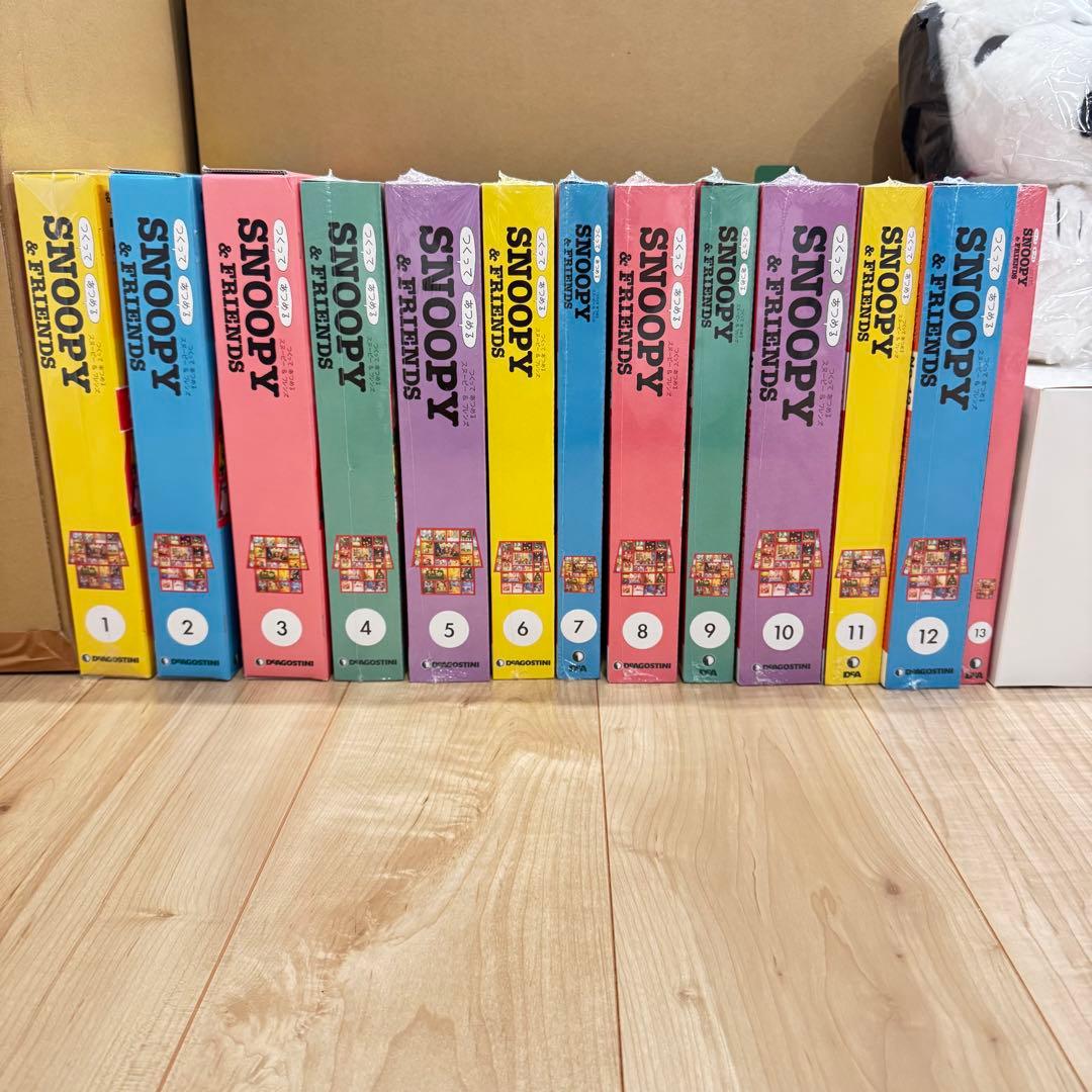 【未組立】 DeAGOSTINI SNOOPY＆FRIENDS 1〜100号全巻