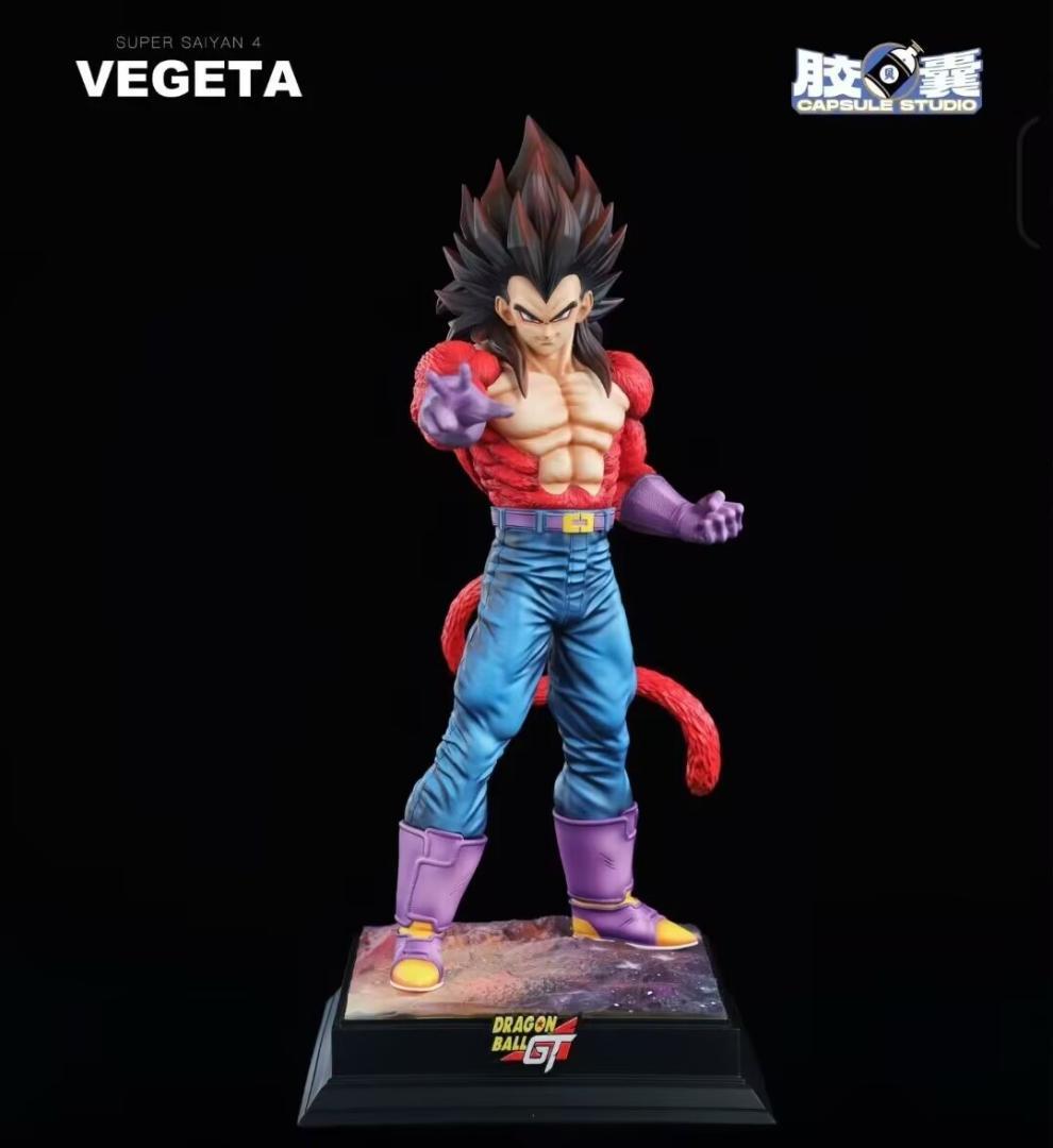 ドラゴンボール　孫悟空　ベジータ　スーパーサイヤ人4　ガレージキット　フィギュア