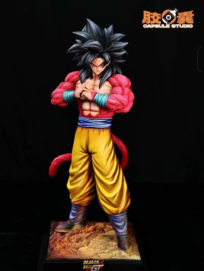 ドラゴンボール　孫悟空　ベジータ　スーパーサイヤ人4　ガレージキット　フィギュア