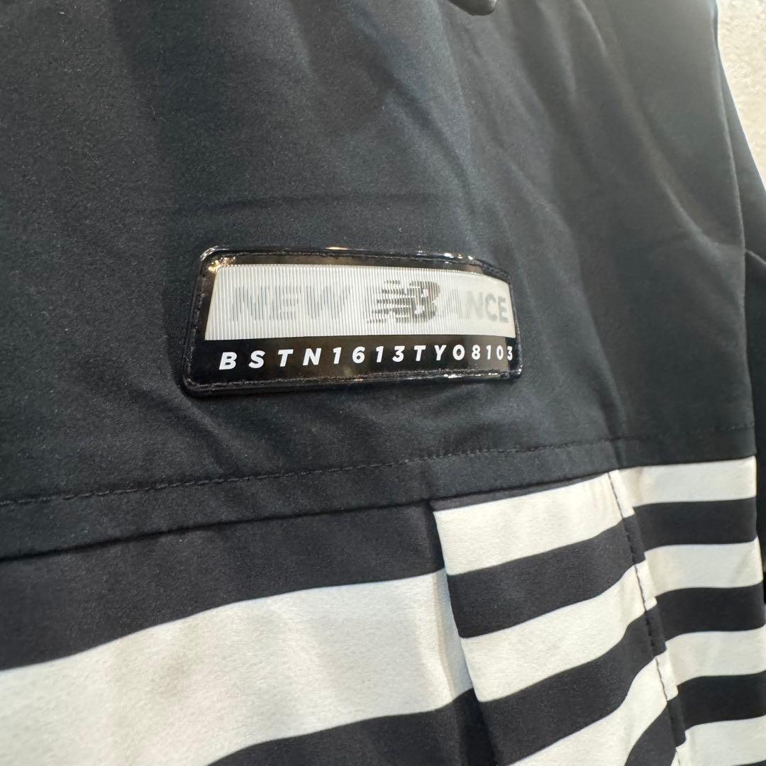 New Balance Golf ブルゾン ボーダー フード付き