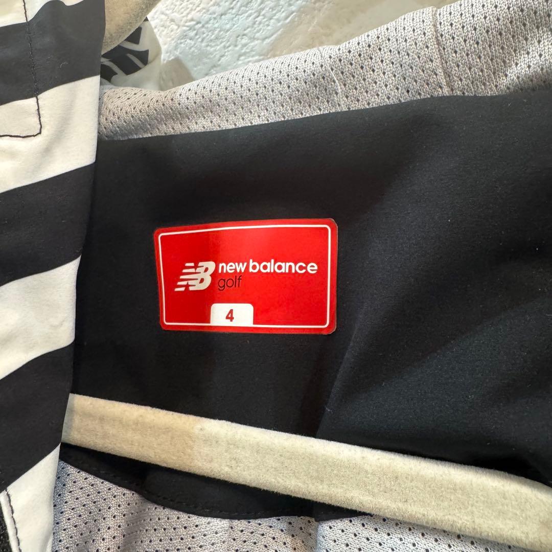 New Balance Golf ブルゾン ボーダー フード付き
