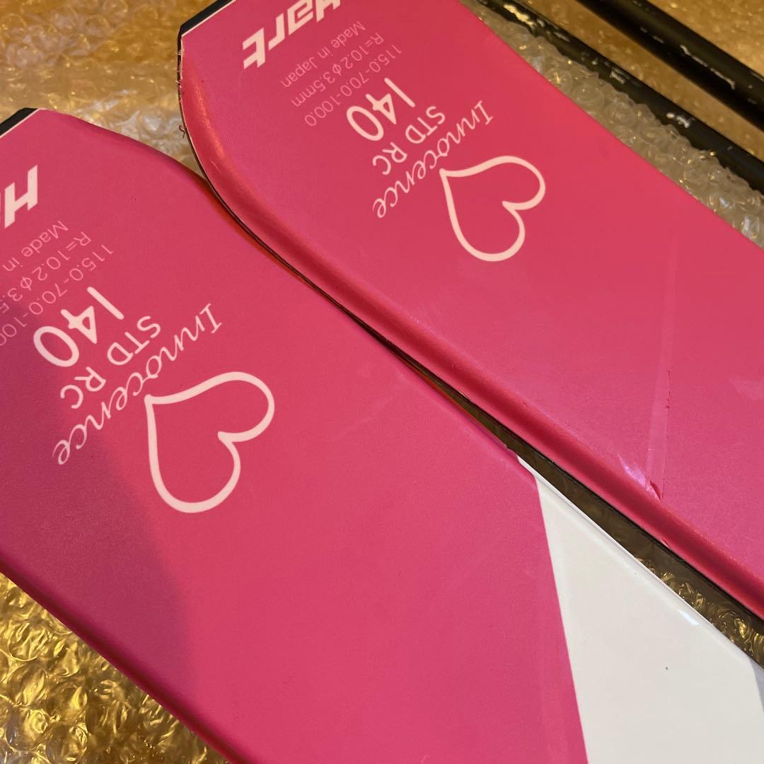1回使用　hart スキー板　140 ストック　HEAD LEKI 2本セット