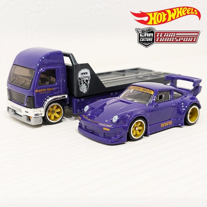 ホットウィール　ポルシェ930 RWB・エアロリフトセット　開封済み