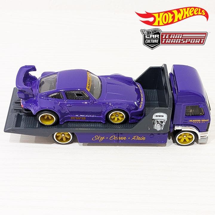 ホットウィール　ポルシェ930 RWB・エアロリフトセット　開封済み