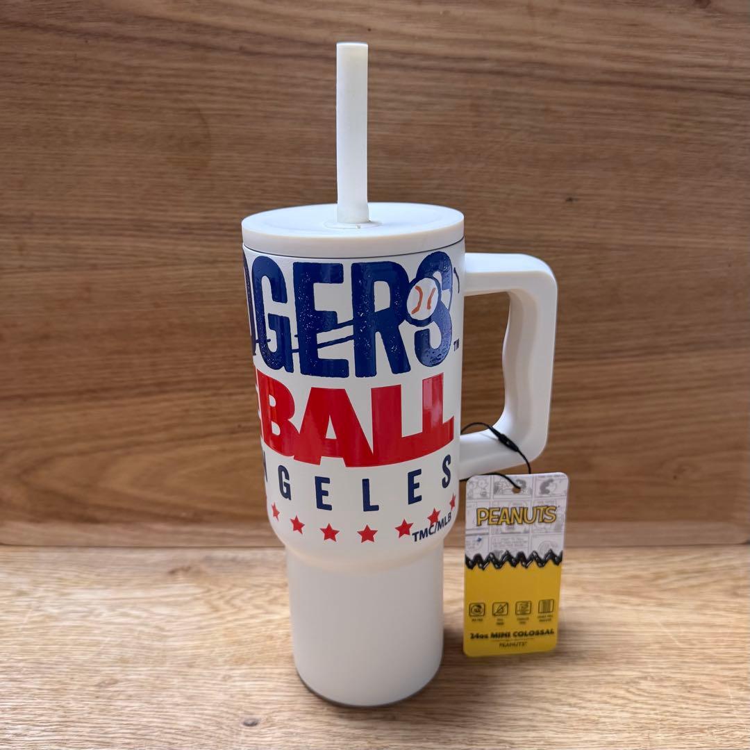 MLB X PEANUTS スヌーピー ドジャース タンブラー　米国購入　新品
