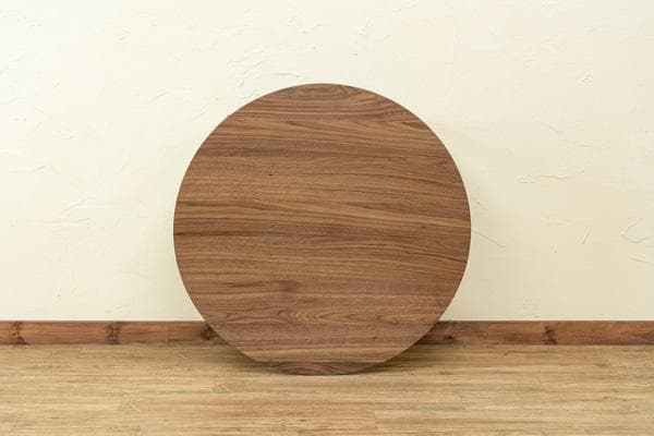 《新品送料無料》《完成品》Rosslea　折り畳みテーブル　85Φ　NA/WAL