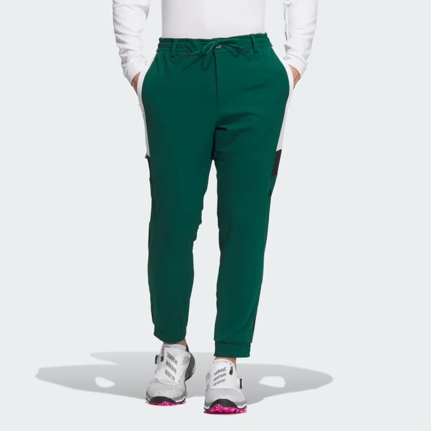 【85】秋冬 定価14,300円 アディダス ゴルフ ジョガーパンツ 緑