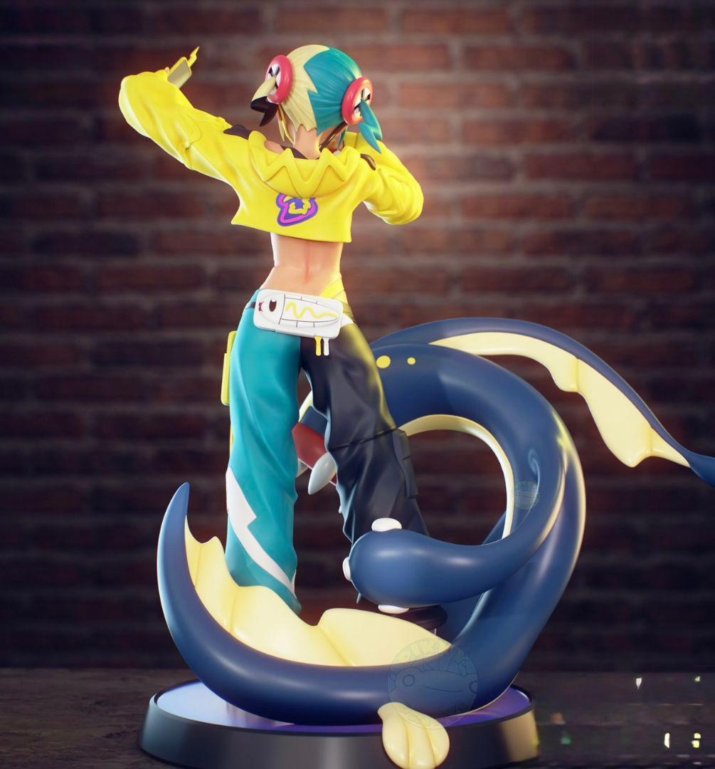 ポケモン　ガレージキット　未塗装未組立　1/7　フィギュア　ガレキ　美女