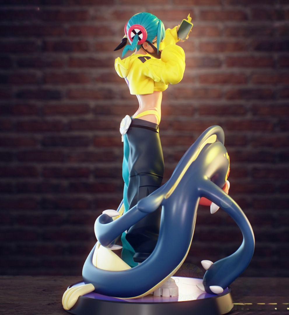 ポケモン　ガレージキット　未塗装未組立　1/7　フィギュア　ガレキ　美女