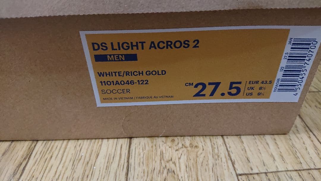 新品ASICS アクロス2 サッカースパイク